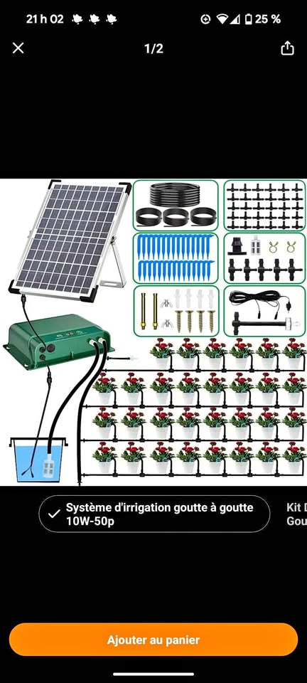 Ensemble d'irrigation