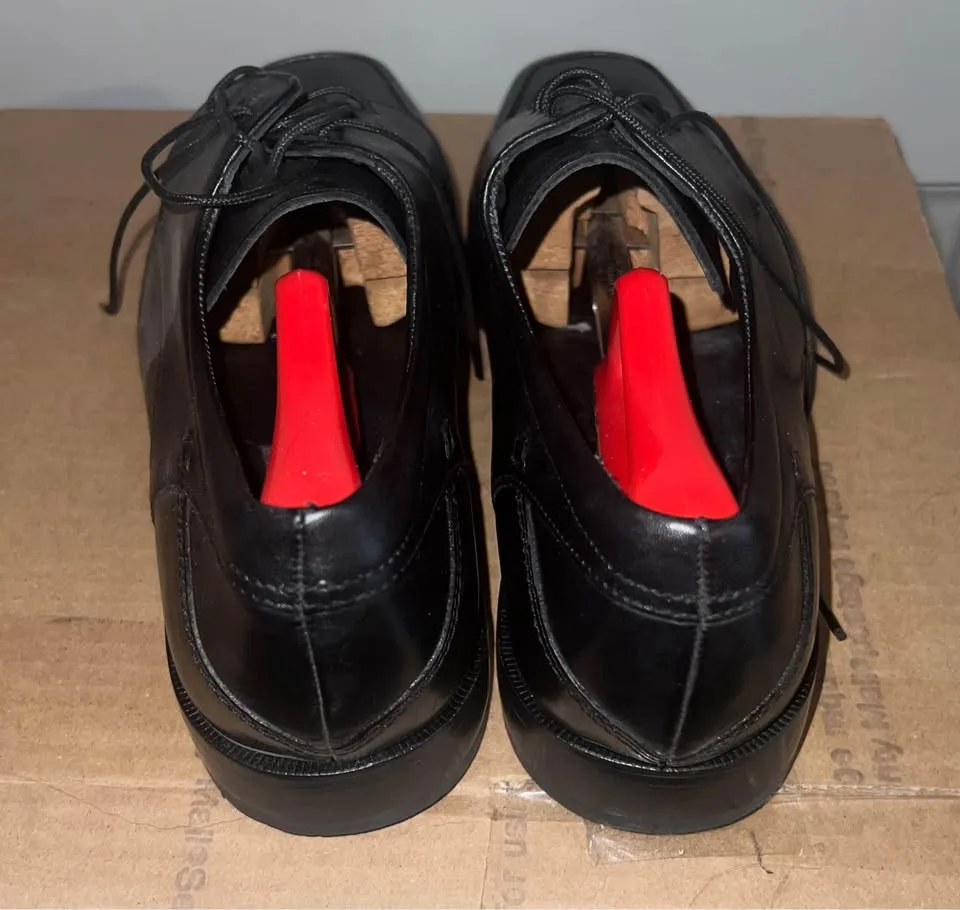 Florsheim Washington Men's Black leather Oxfords Shoes image indicator(3)