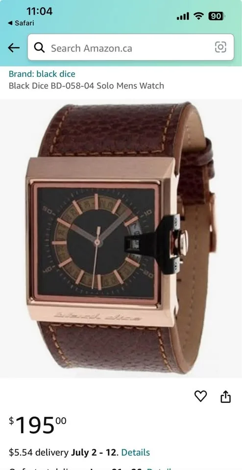 Black Dice Solo Men’s Watch image indicator(5)