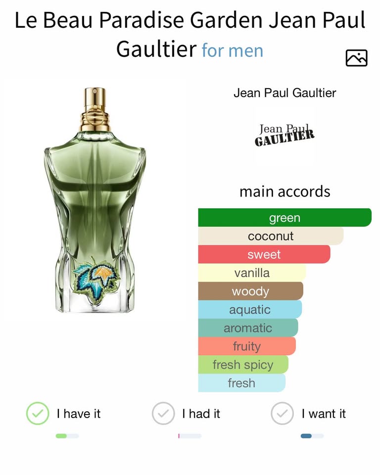 JPG Le beau Paradise Garden 125ml - photo 2