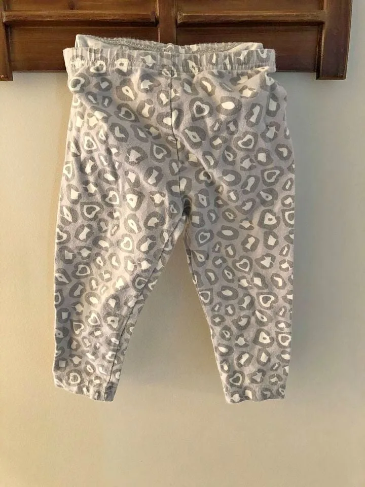 Girls Leopard Print Pants (Cherokee) - Size 12-18 Months thumbnail