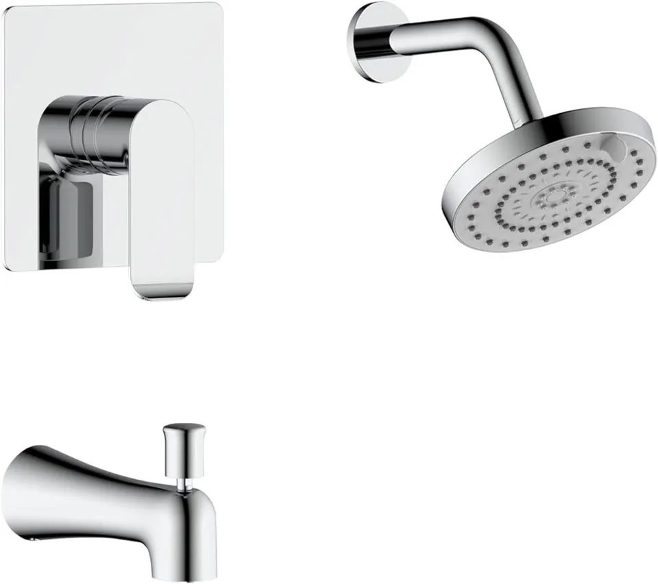 Polished Chrome Shower Faucet Set image indicator(3)