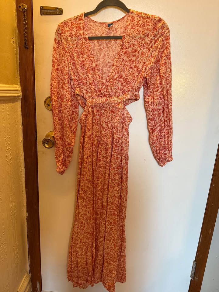 Old Navy Waist Defined Crepe Side Cutout Maxi Dress - photo 2