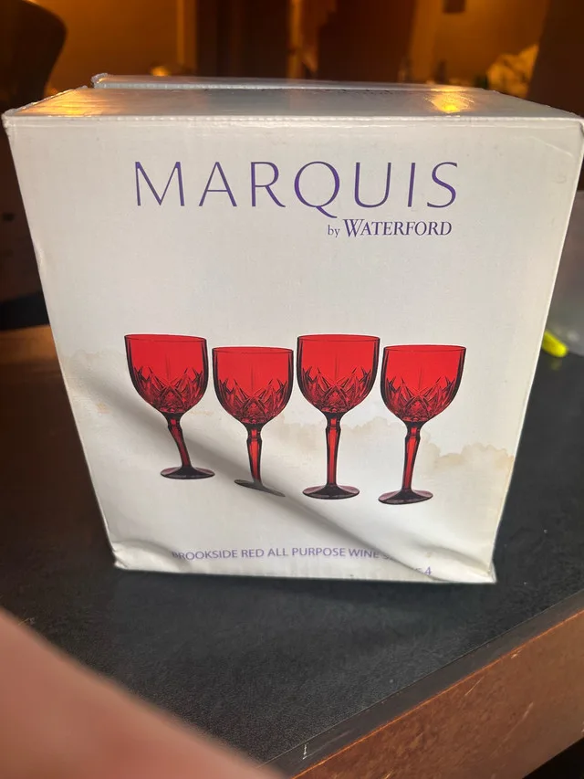 Set of 4 Marquis Waterford Wine Glasses image indicator(2)