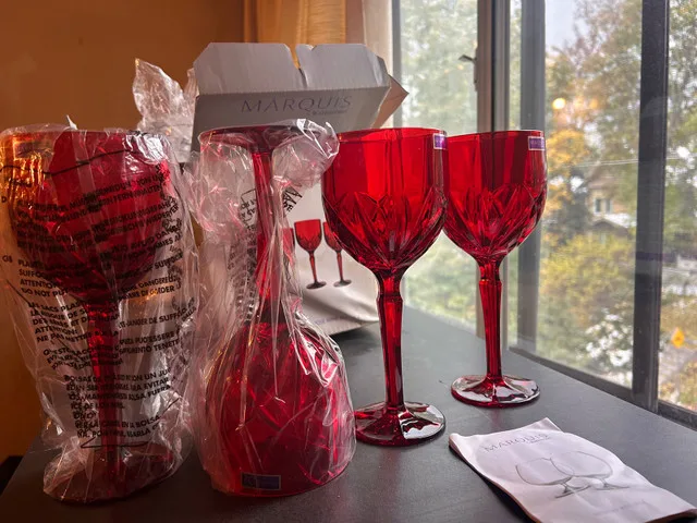 Set of 4 Marquis Waterford Wine Glasses image indicator(4)