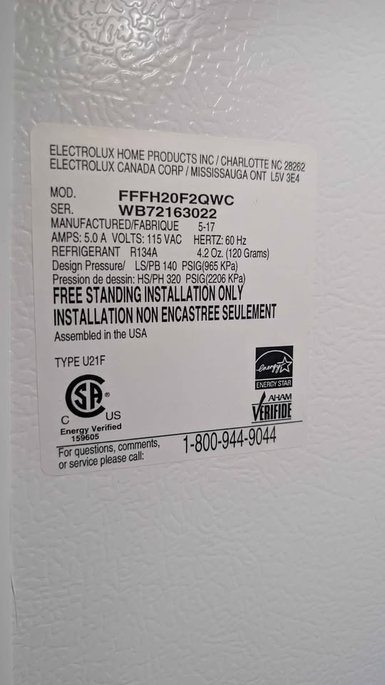 Frigidaire freezer, good used condition - photo 2