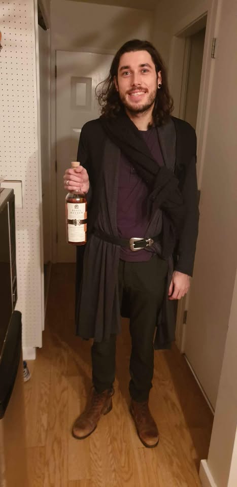 Aragorn Costume - Black Cape (Size L)