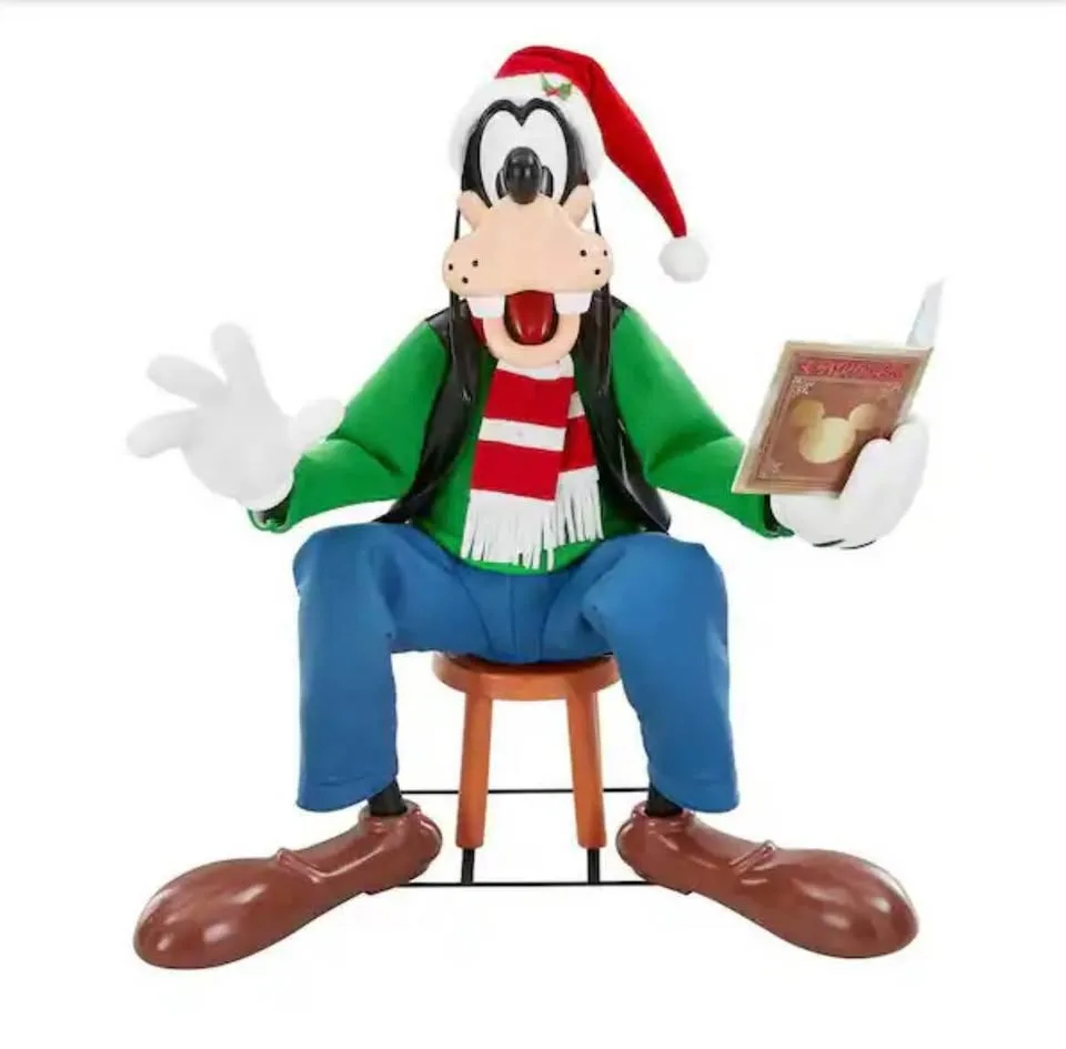 Disney 4 ft. Animated Holiday Goofy Animatronic *NEW* image indicator(2)