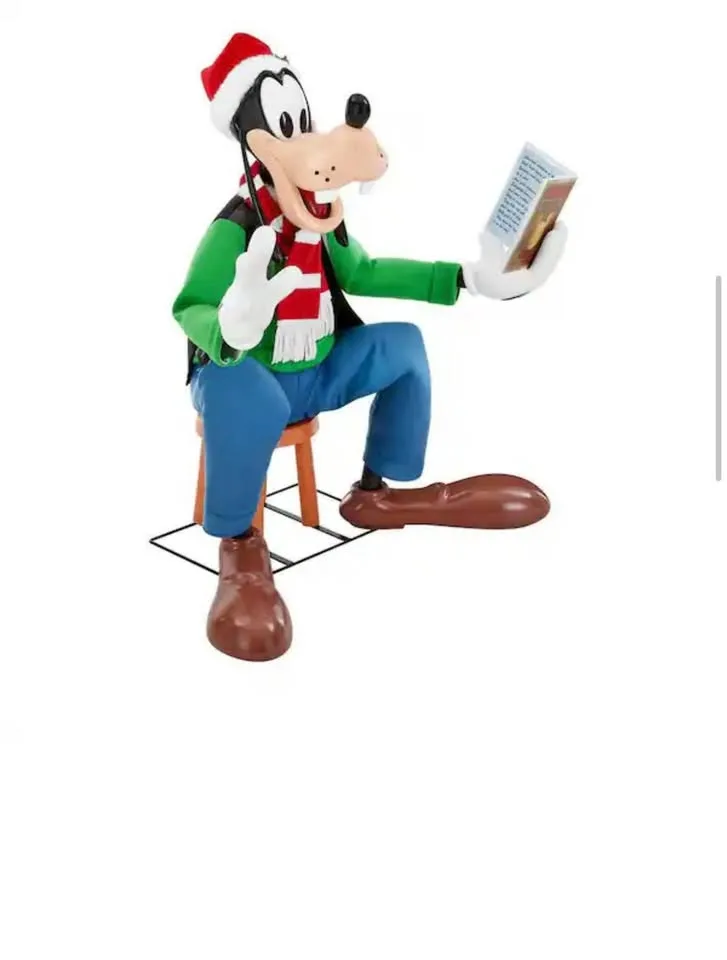 Disney 4 ft. Animated Holiday Goofy Animatronic *NEW* image indicator(4)