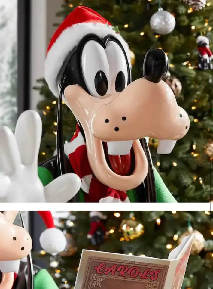 Disney 4 ft. Animated Holiday Goofy Animatronic *NEW* image indicator(6)