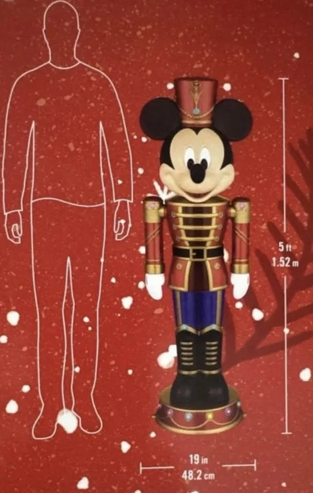 Disney 5Ft LED MICKEY MOUSE Nutcracker NEW 2025 image indicator(2)