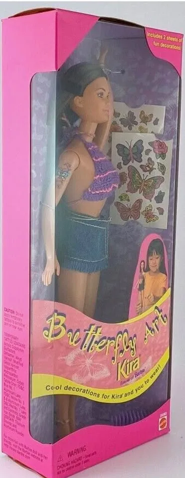 Vintage Recalled Mattel Butterfly Art KIRA - 1998 image indicator(3)