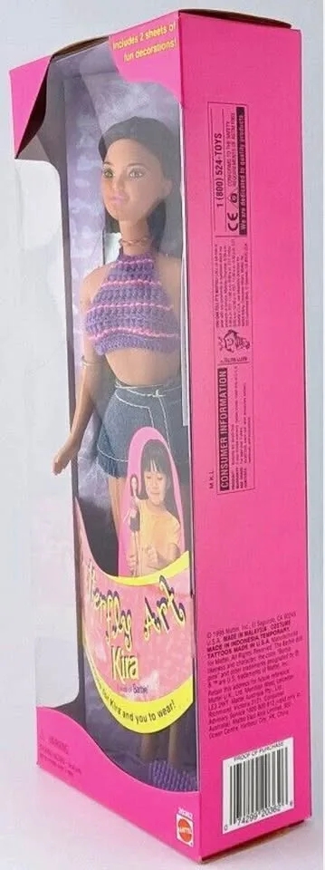 Vintage Recalled Mattel Butterfly Art KIRA - 1998 image indicator(4)