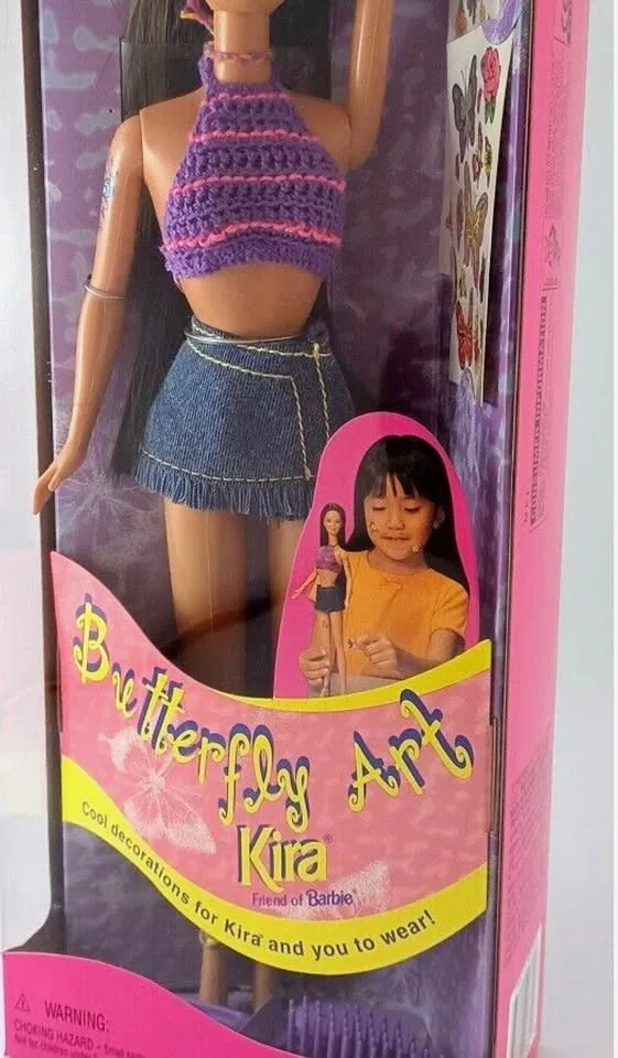 Vintage Recalled Mattel Butterfly Art KIRA - 1998 image indicator(6)