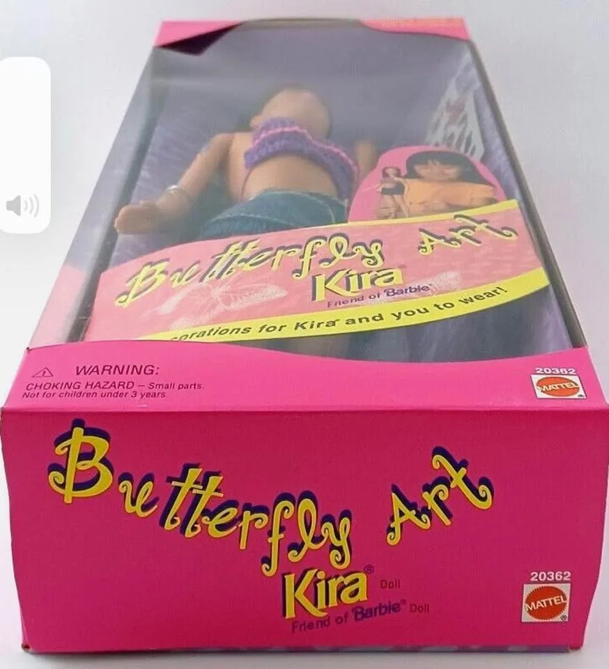 Vintage Recalled Mattel Butterfly Art KIRA - 1998 image indicator(8)