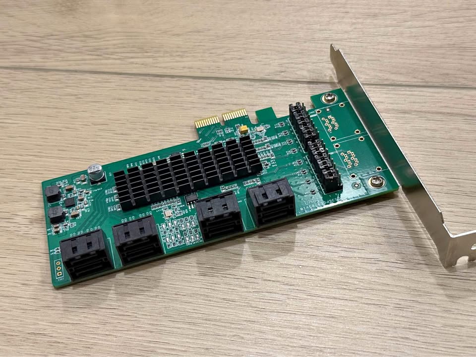8-Port PCIE to SATA 3.0 Expansion Controller Card