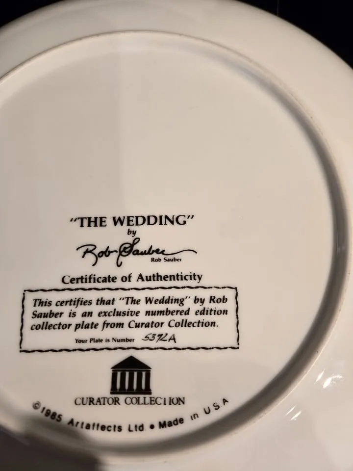 The Wedding - Decorative Plate image indicator(2)