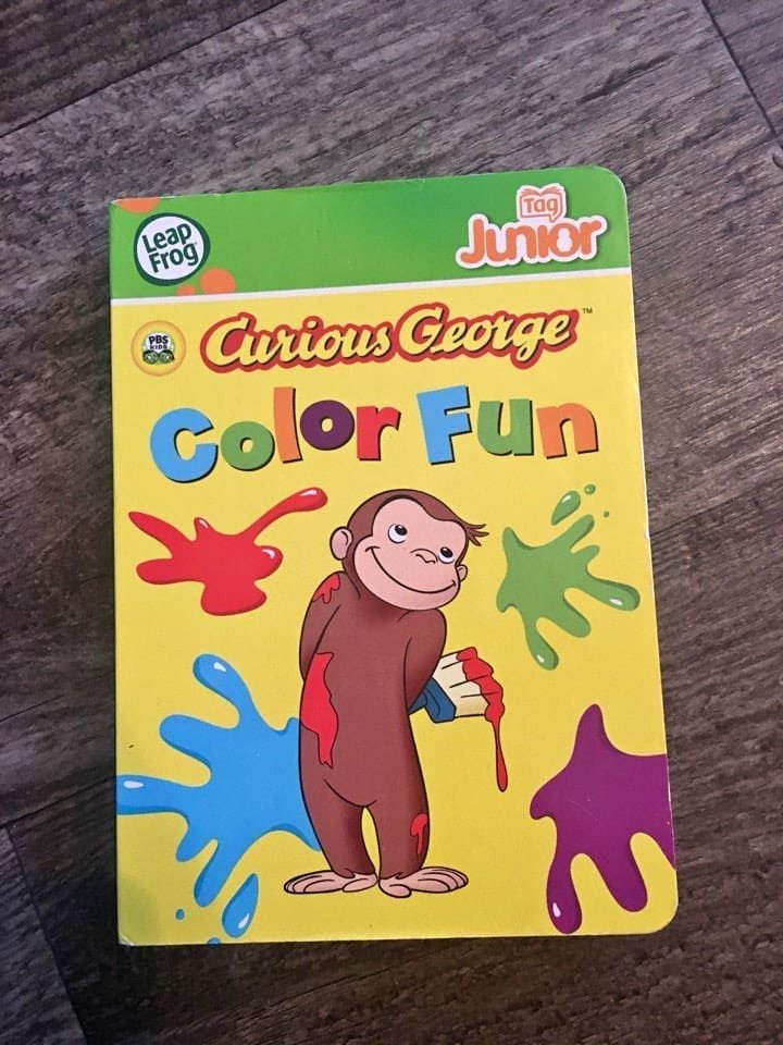Curious George Color Fun for Leapfrog Tag Junior