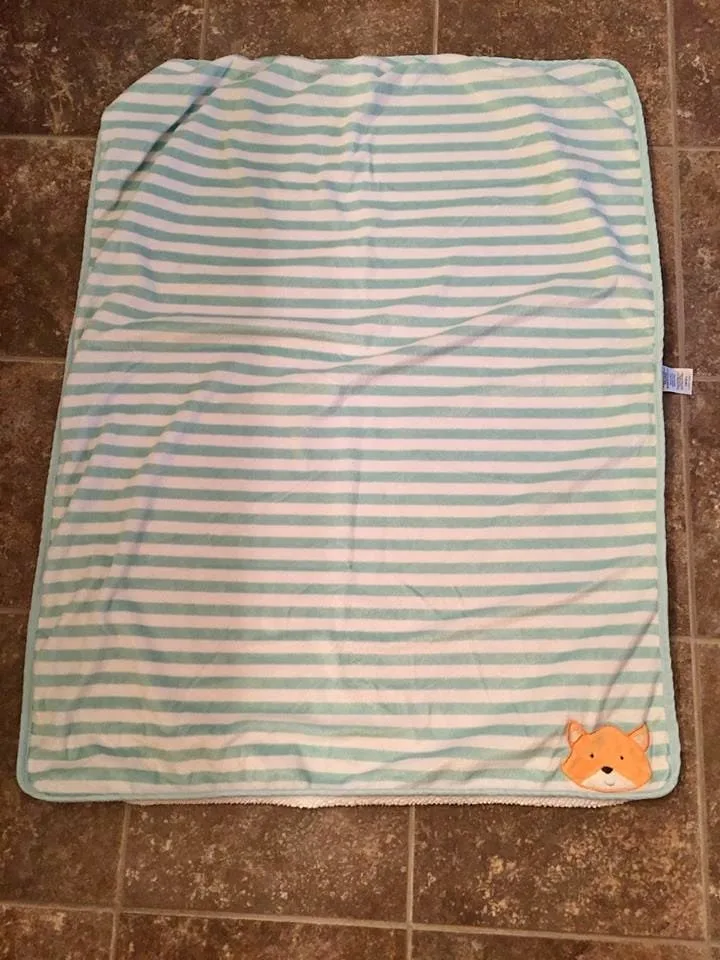 Carter's Plush Baby Blanket - Fox thumbnail