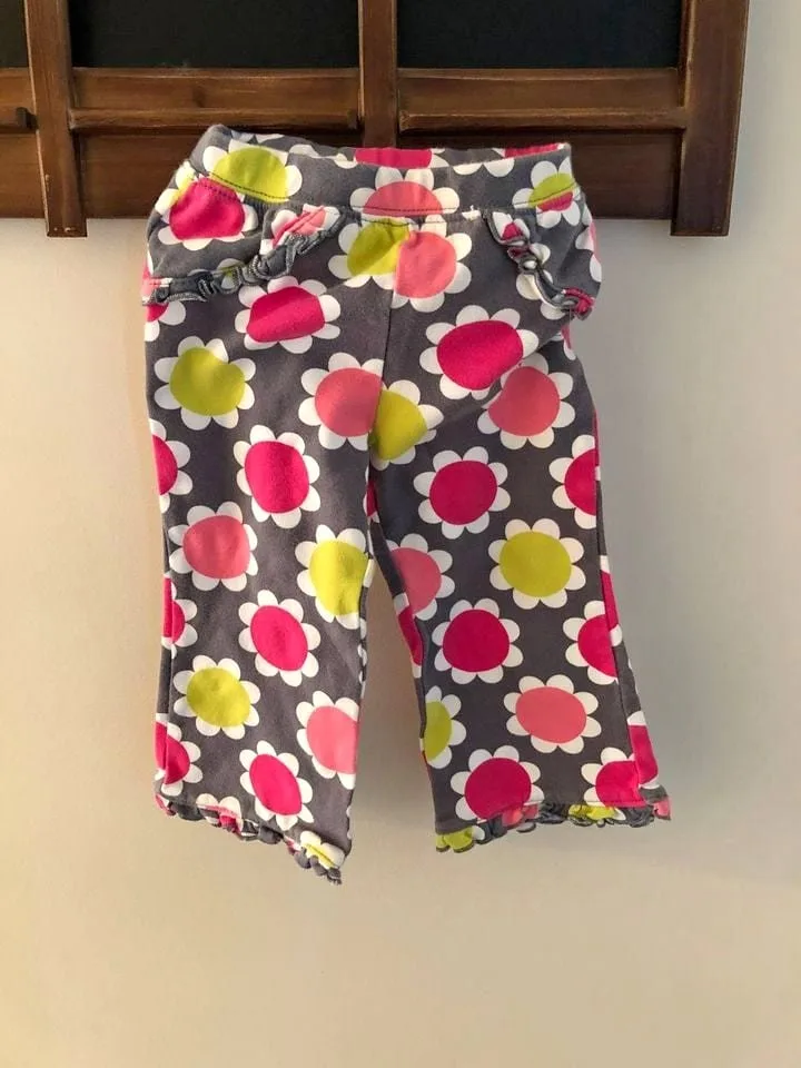 Girls Flower Pants (Carter's) - Size 18 Months thumbnail