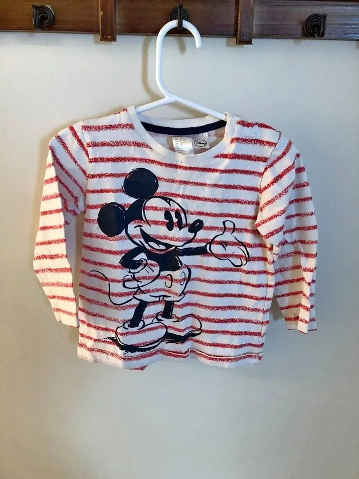 Boys Shirt, Mickey Mouse Disney (H&M) - Size 18-24 Months thumbnail