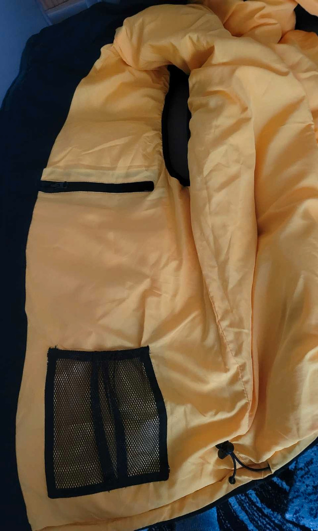 XL PUFFER VEST. BLACK AND YELLOW - photo 5
