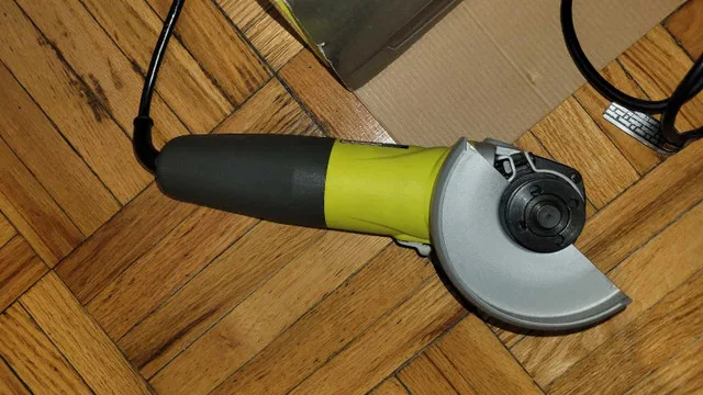 ANGEL GRINDER. RYOBI image indicator(3)