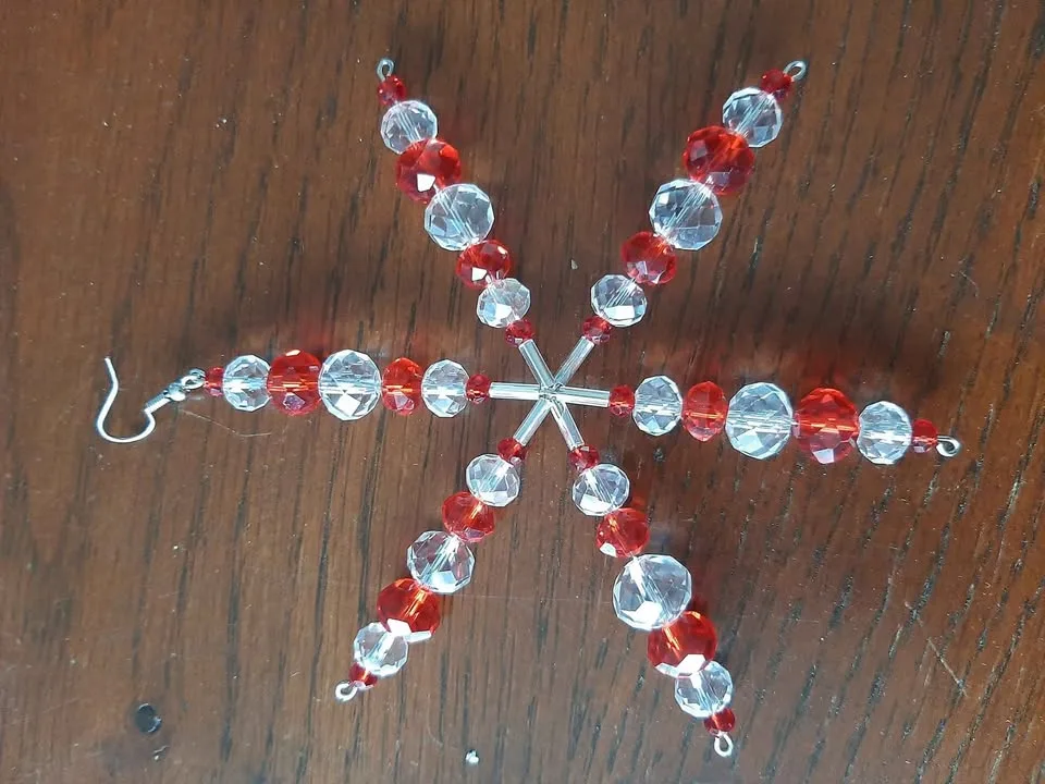 Hand made beaded Snow Flakes image indicator(2)