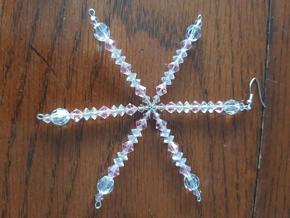 Hand made beaded Snow Flakes image indicator(3)