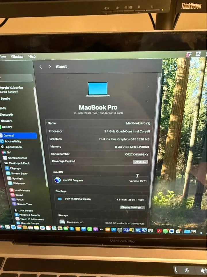 MacBook Pro 13” (2020) – Excellent Condition – $750 image indicator(3)