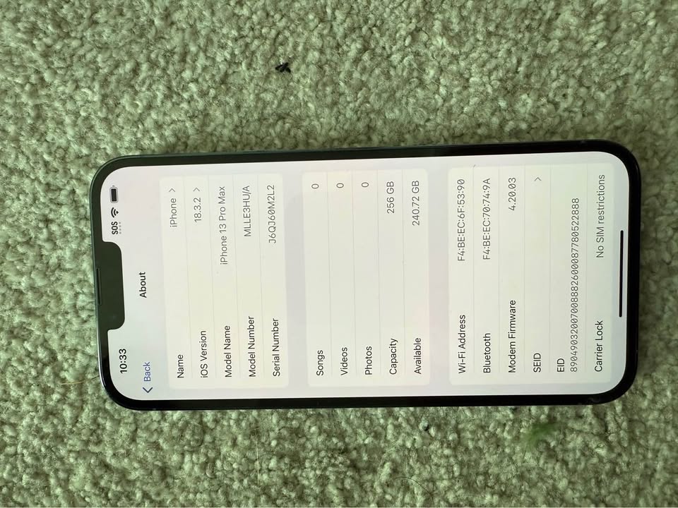iPhone 13 Pro Max 256GB, 85% battery! Like NEW! - photo 2