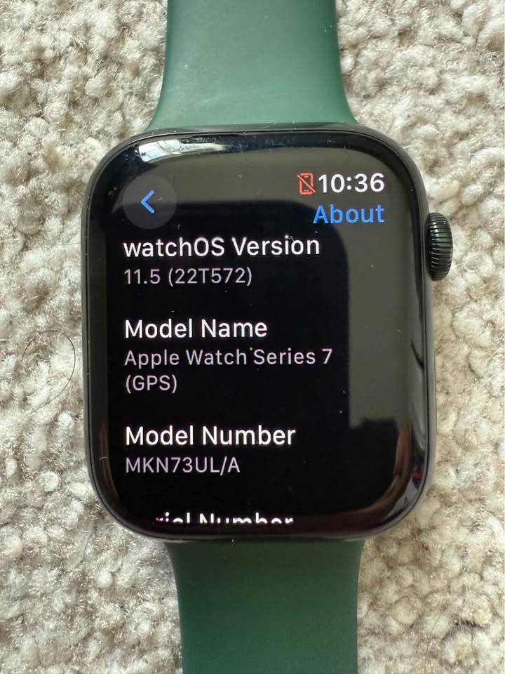 Apple Watches Series 7 45 mm GPS, Green aluminium - photo 2