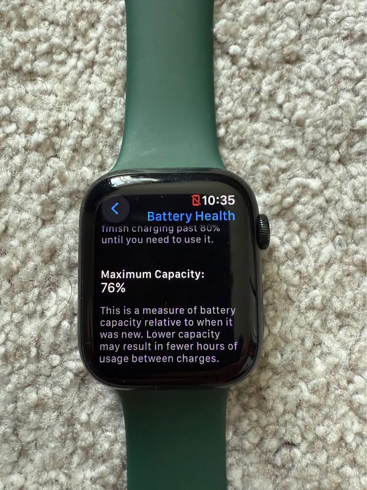 Apple Watches Series 7 45 mm GPS, Green aluminium - photo 3