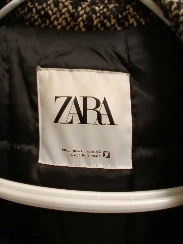 Large (42) Zara Winter Coat image indicator(2)