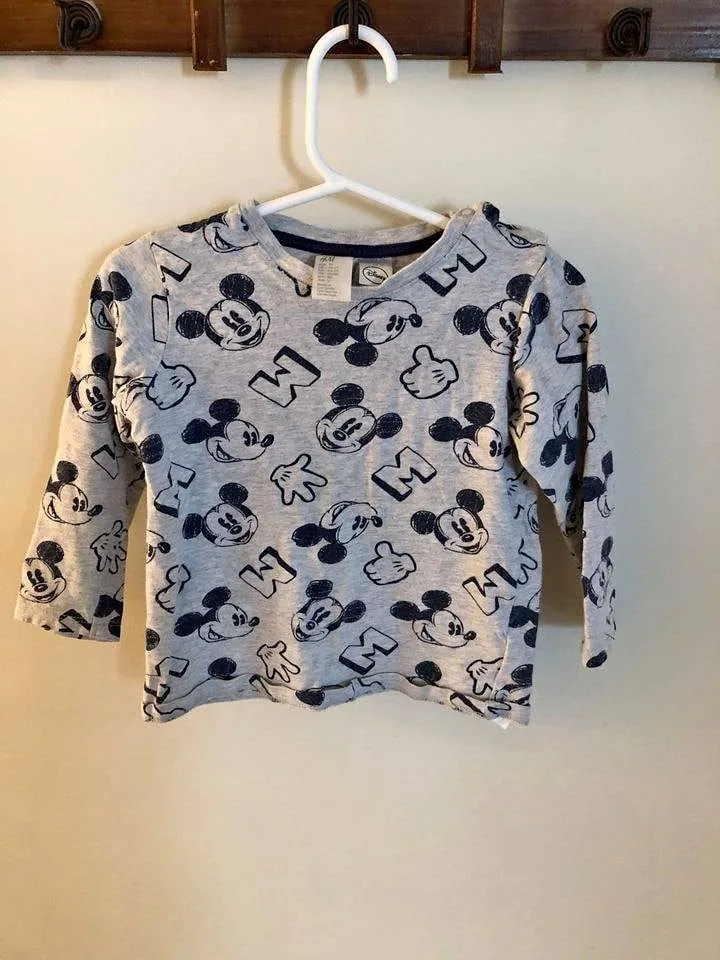 Boys Shirt (Disney, Mickey Mouse H&M) - Size 18-24 Months thumbnail