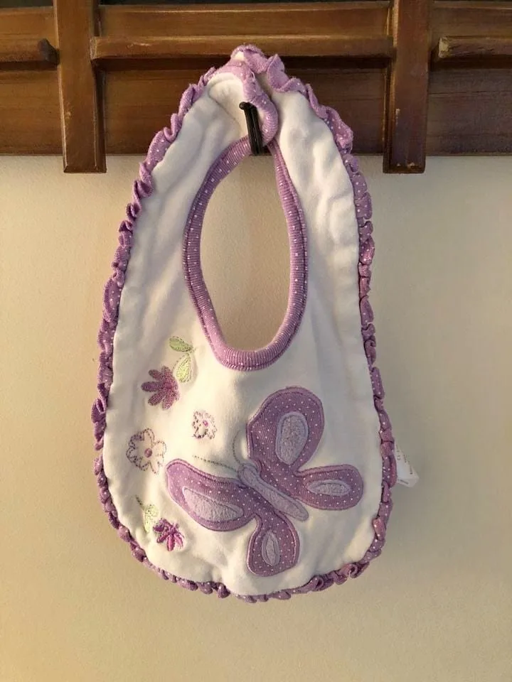 Girls Butterfly Bib (Carter's) thumbnail