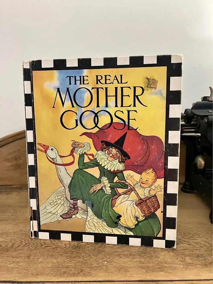 The Real Mother Goose Vintage Hardcover Book thumbnail