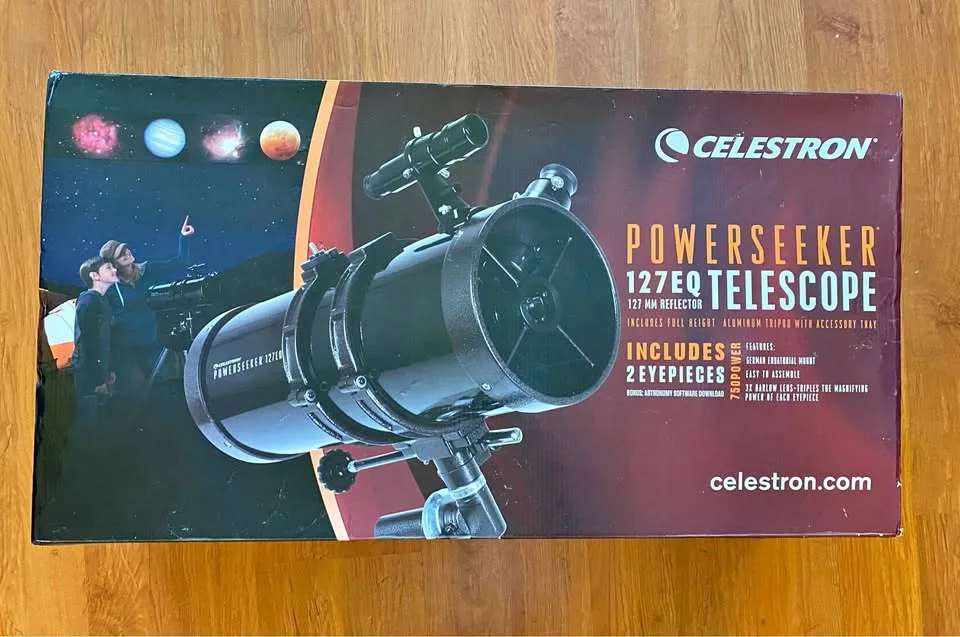 CELESTRON POWERSEEKER 127EQ TELESCOPE thumbnail