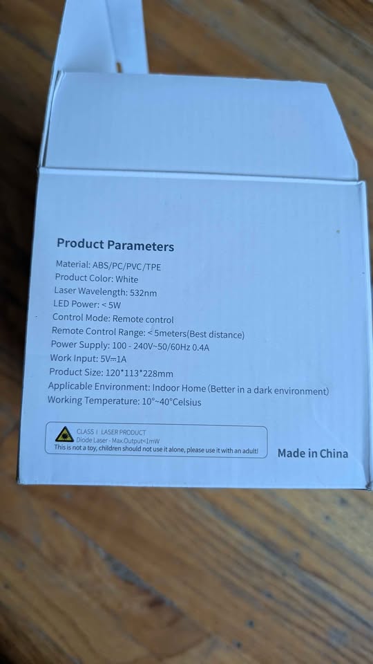 Astronaut starry sky projector, like new condition - photo 4