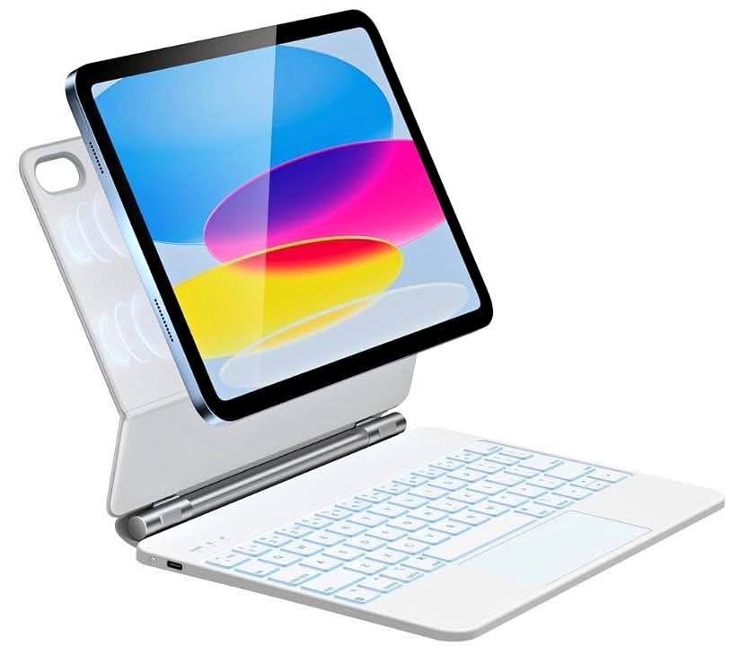 Wireless Keyboard for iPad - Magnetic RGB