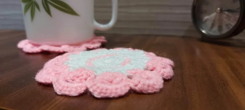 🌈 Brighten Your Home with Handmade Crochet Coasters! 🧶☕ image indicator(7)
