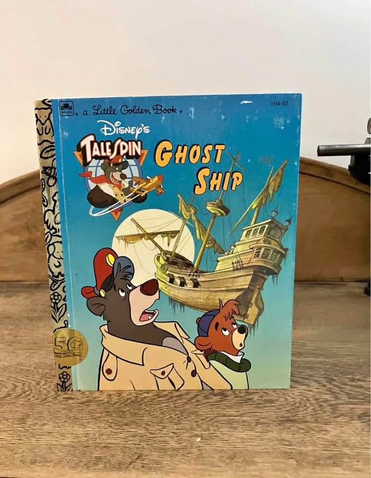 Walt Disney's Talespin Ghost Ship Little Golden Book