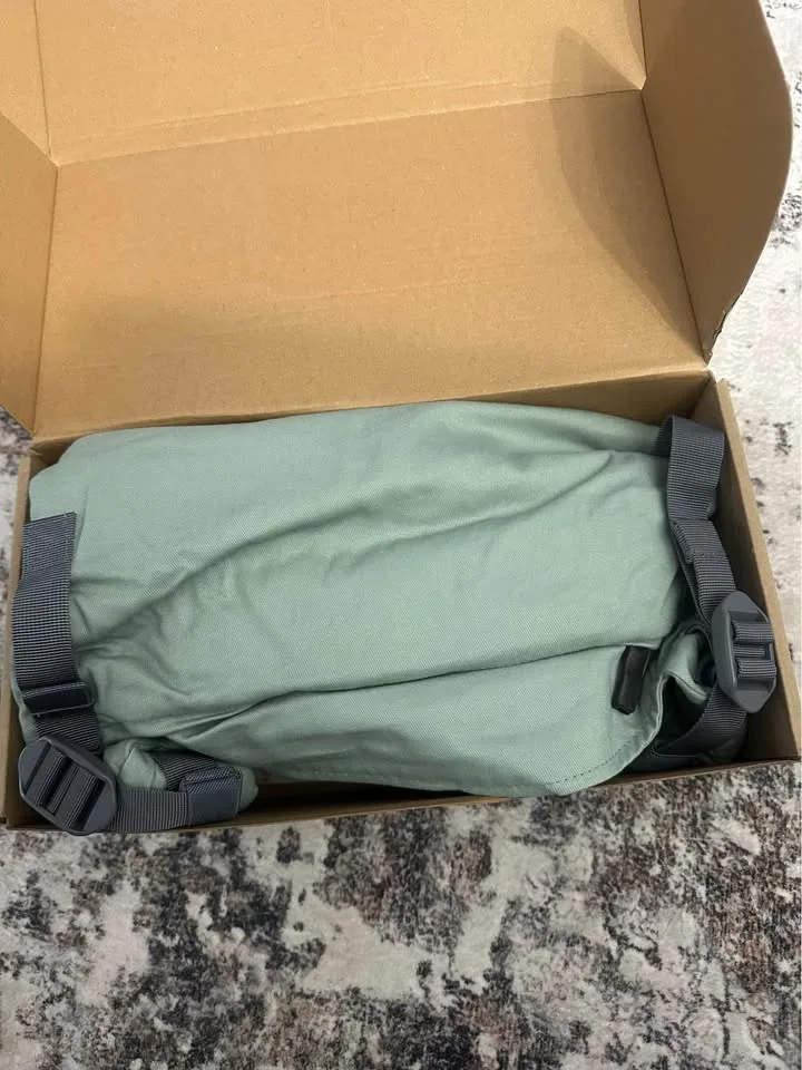 Baby carrier newborn to toddler-cotton, beautiful sea foam /adju image indicator(4)