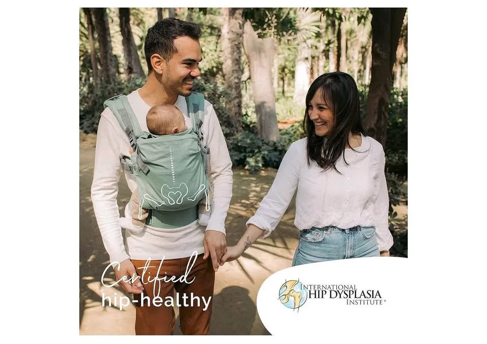 Baby carrier newborn to toddler-cotton, beautiful sea foam /adju image indicator(6)