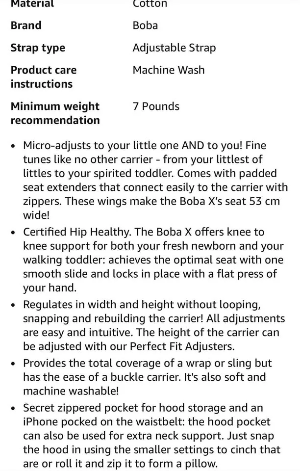 Baby carrier newborn to toddler-cotton, beautiful sea foam /adju image indicator(9)