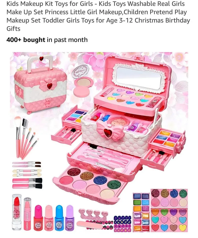 Girls princess washable make up set-new /sealed package thumbnail