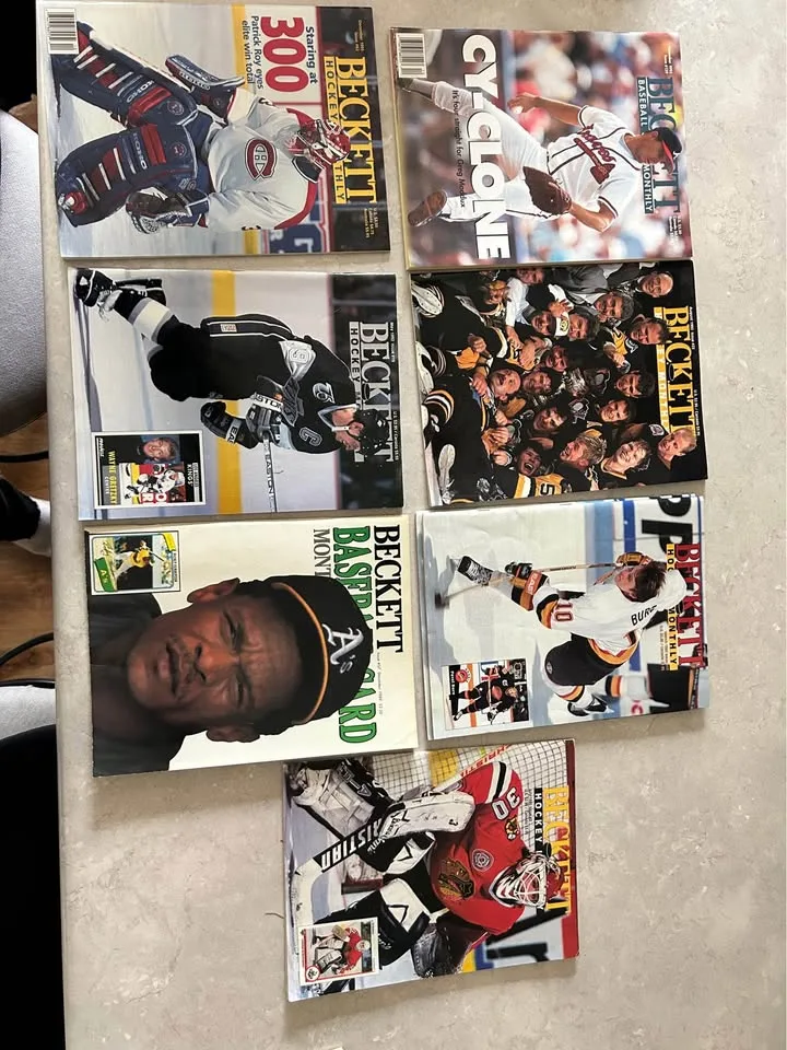 Vintage Beckett Sports Magazine Collection (8 Total) image indicator(8)