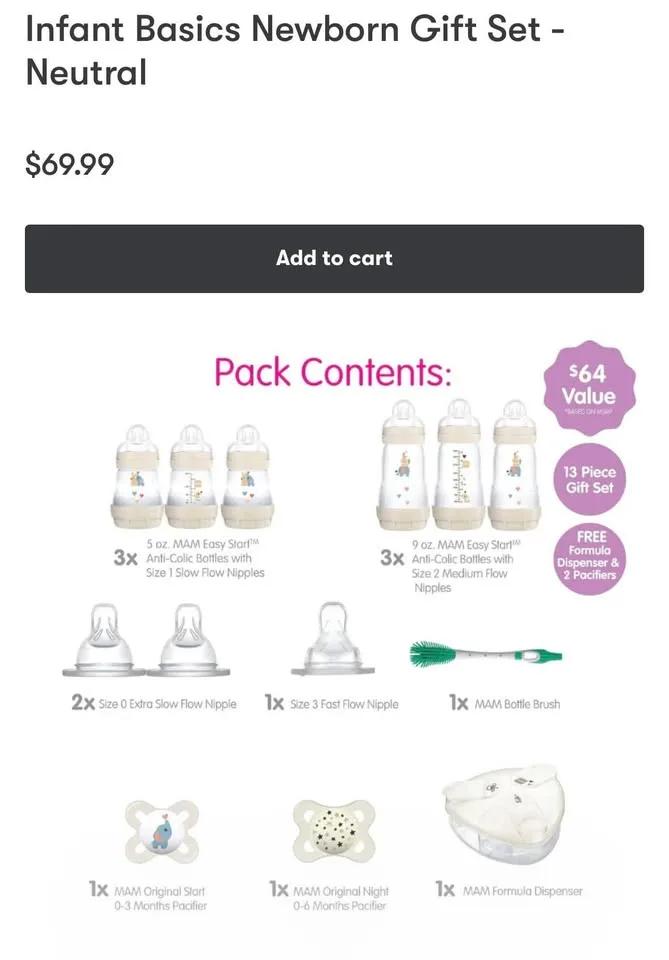 Baby bottles gift set-new image indicator(3)