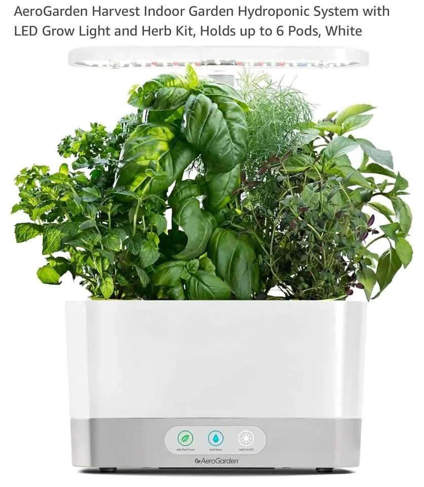 Indoor garden with LED grow lights and herb kit-new thumbnail