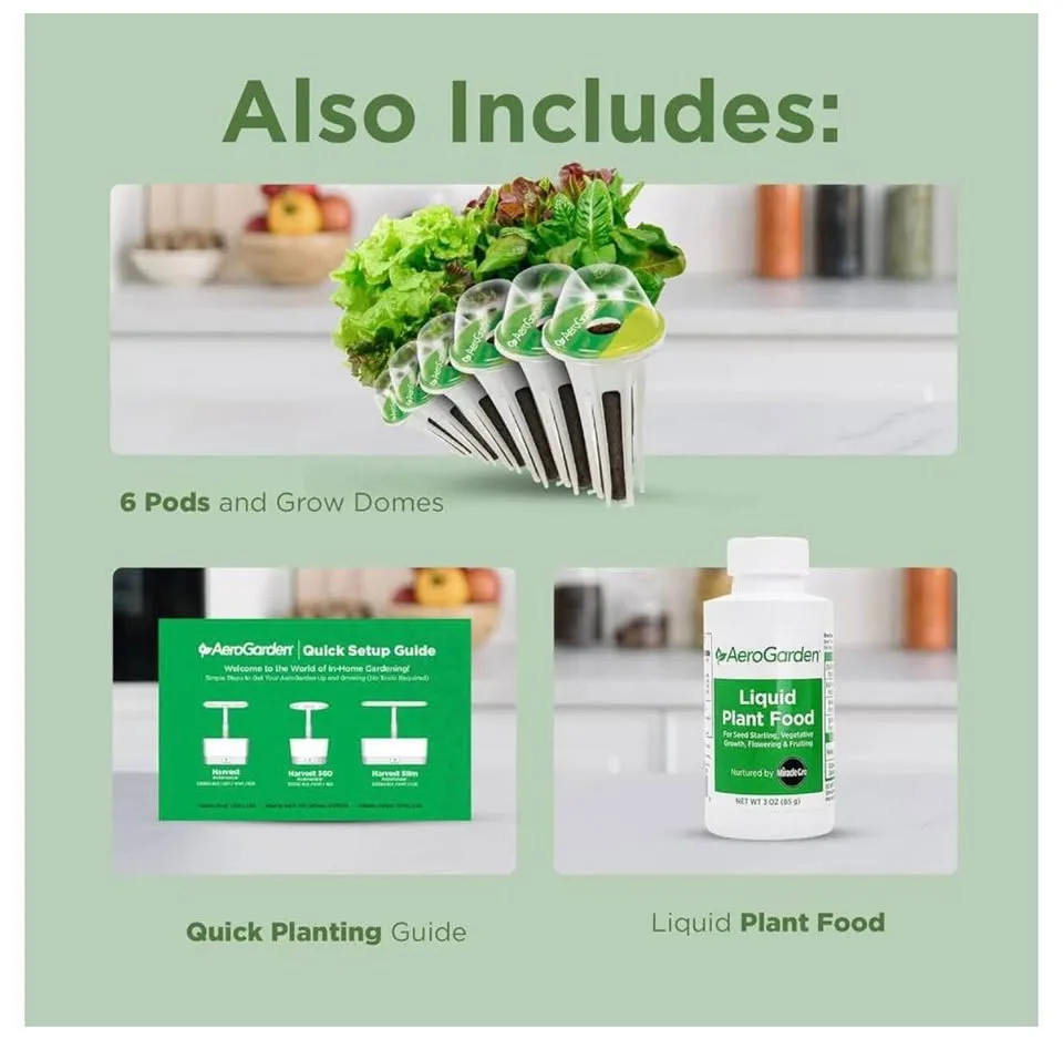 Indoor garden with LED grow lights and herb kit-new image indicator(4)